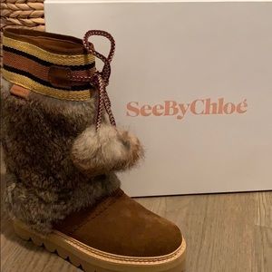 NEVER WORN SEE BY CHLOE OXANA BOOT